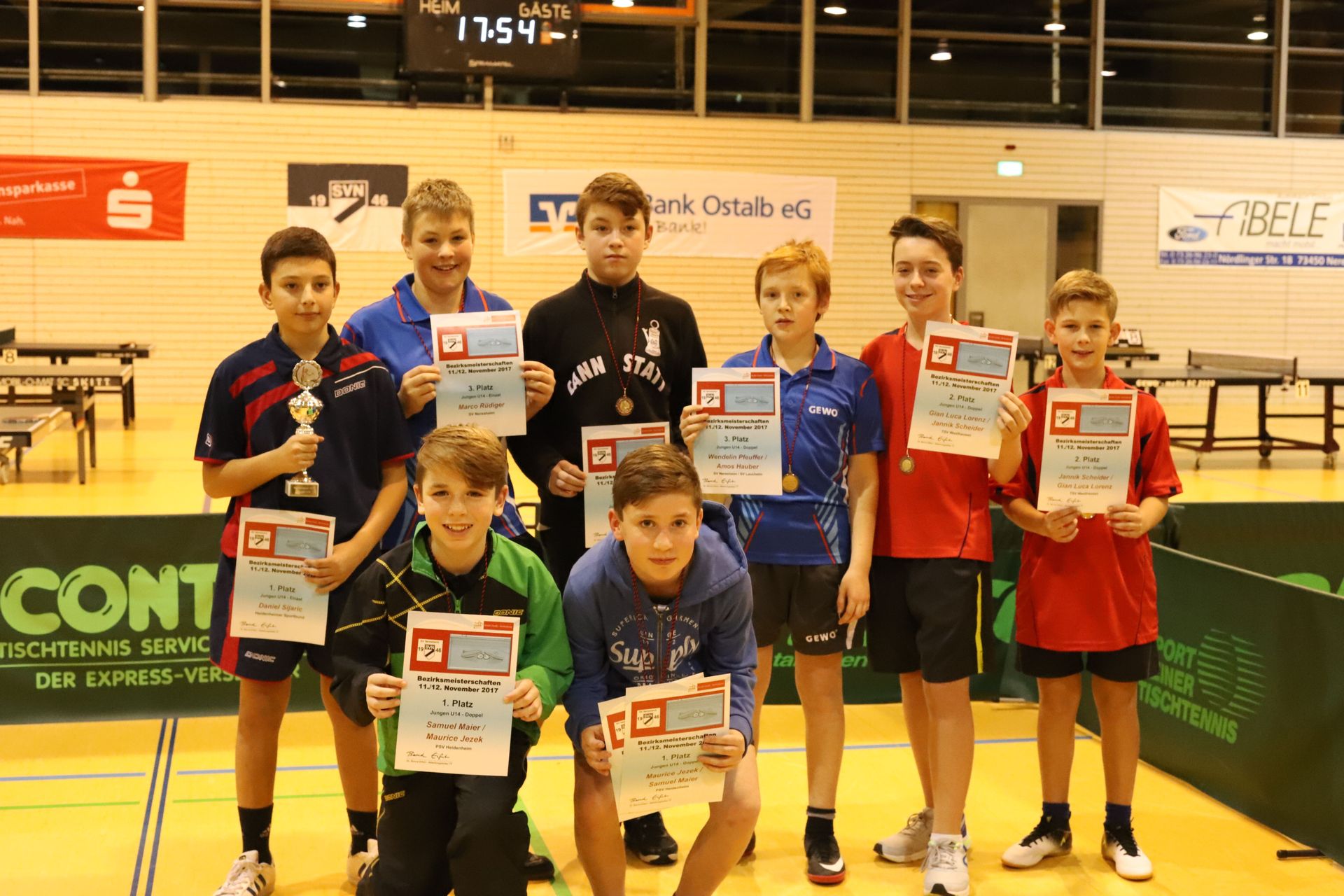 BZM Siegerehrung Jungen U14