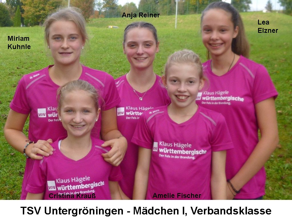 TSV Untergröningen - Mädchen I, Verbandsklasse