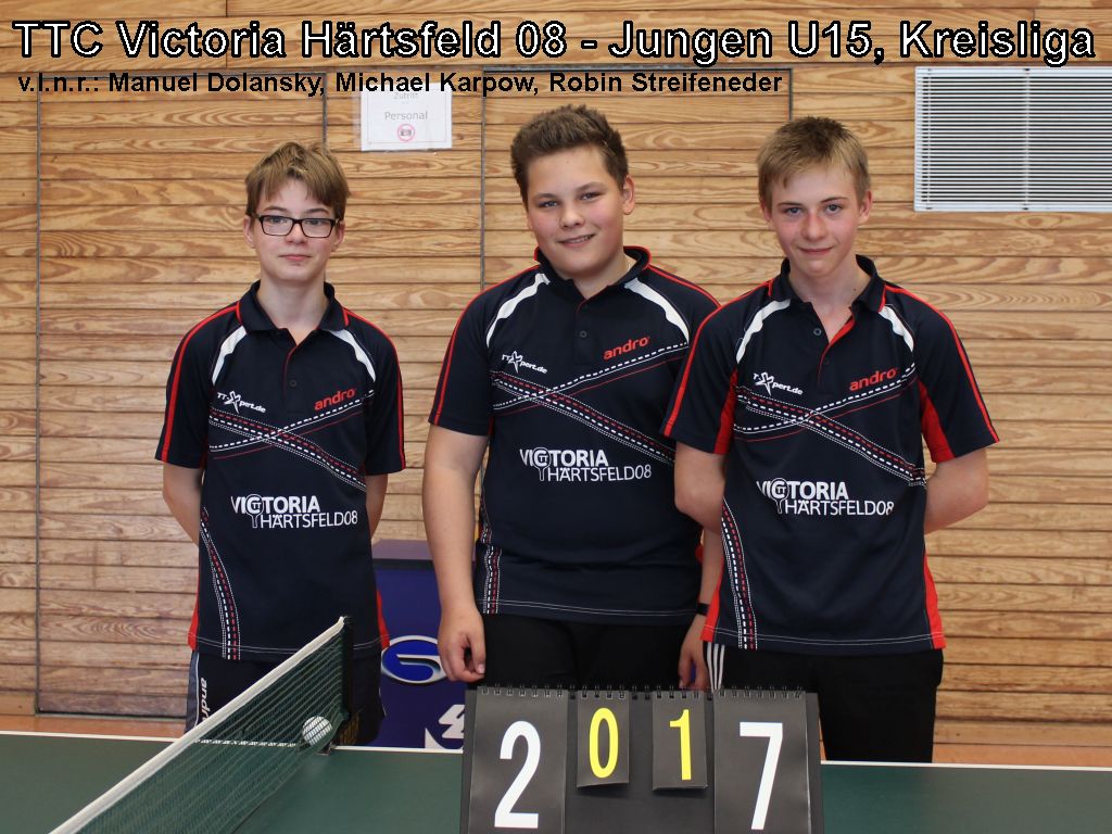 TTC Victoria Härtsfeld 08 - Jungen U15, Kreisliga