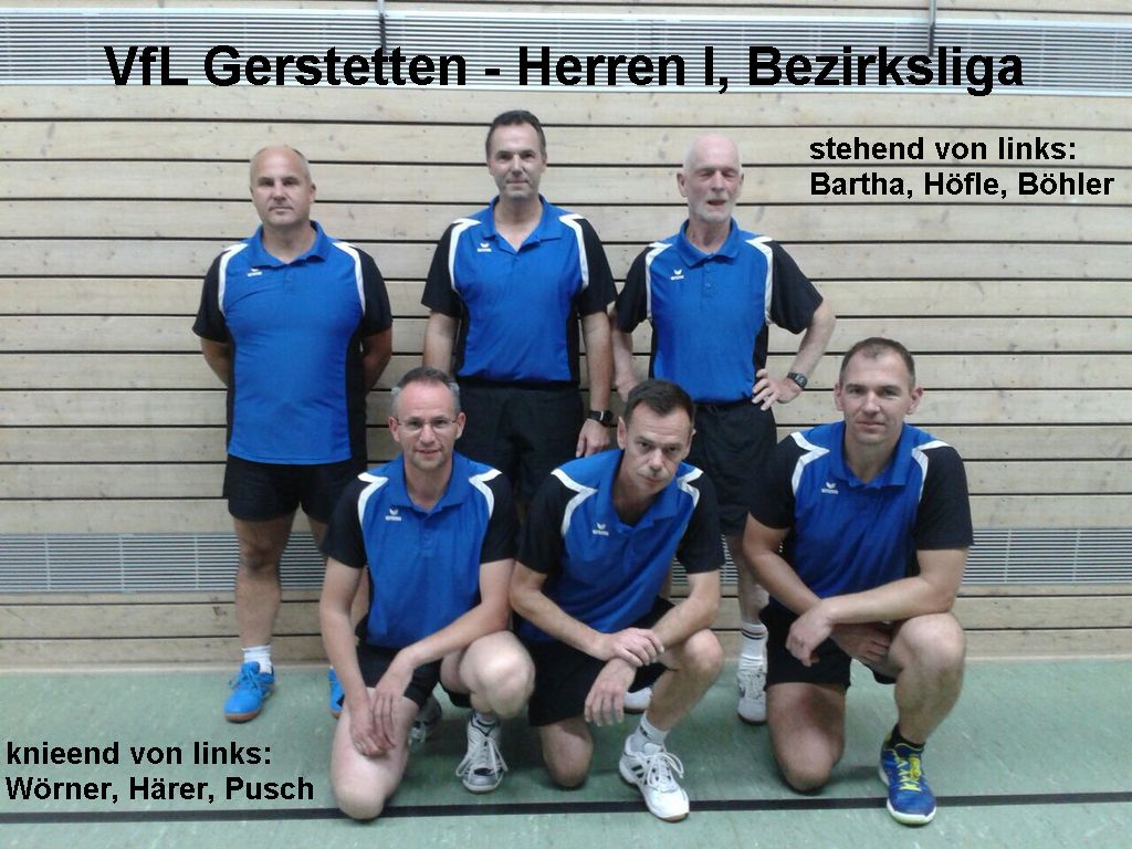 VfL Gerstetten - Herren I, Bezirksliga